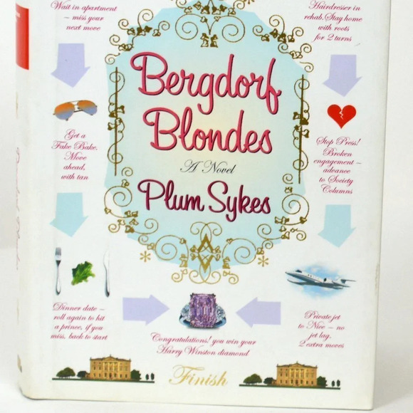 NWT  BARNES AND NOBLE HARDCOVER BERGDORF BLONDES A NOVEL  BY PLUM SYKES - Picture 1 of 2